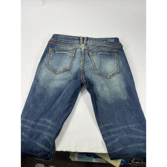 Womens Jeans Bleuology Denim Size 5 Skinny Cuffed Jegging Stretch - Picture 14 of 16
